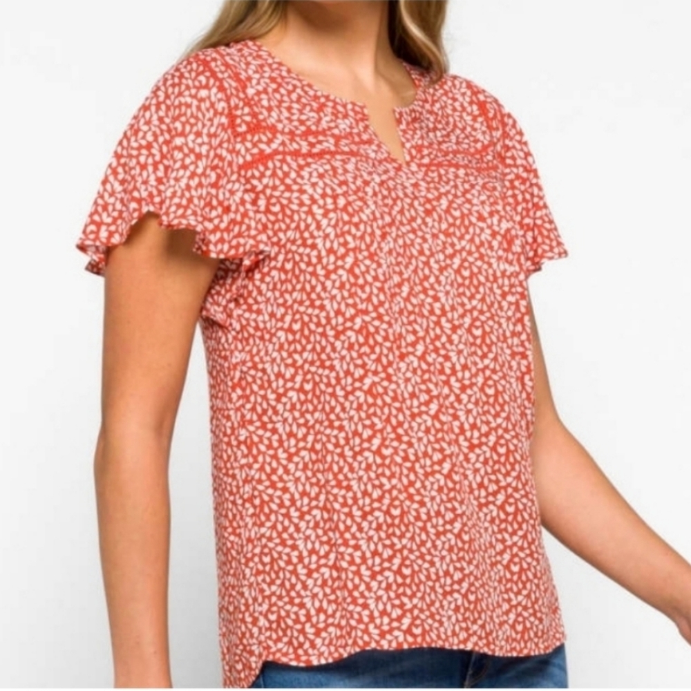 Daniel Rainn PALE SKY Kendall Lace Detail Top Women's PL